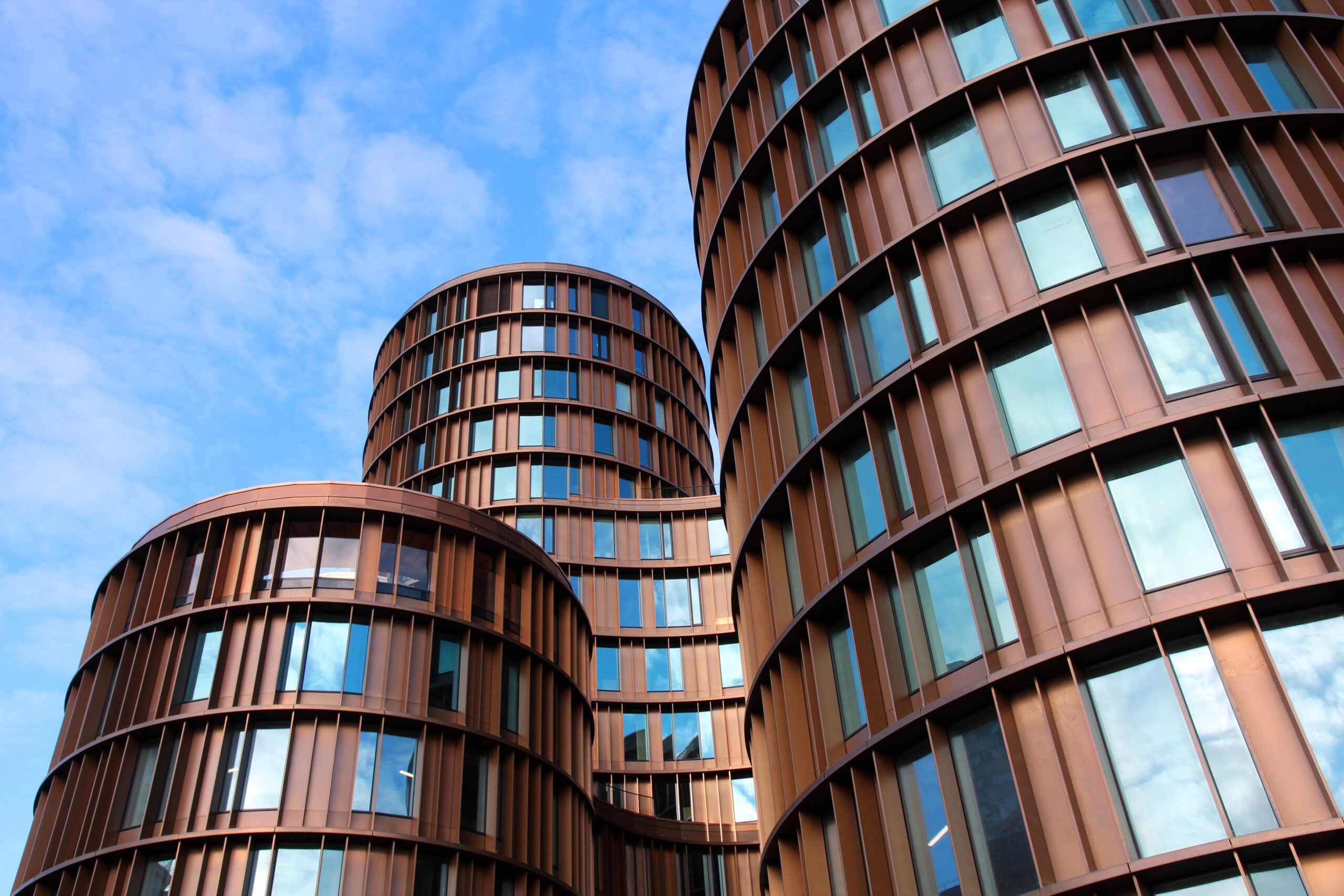 Architecture Towers Building Red blue (Architecture and Buildings) architecture,towers,building,red brown